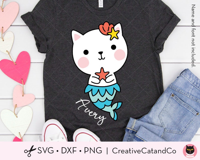Free Free 76 Mermaid Cat Svg SVG PNG EPS DXF File