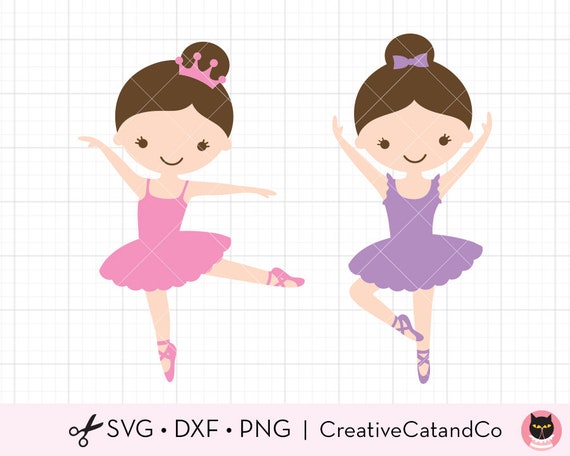CF221 Ballerina Silhouette Pdf cut file Studio3 Cut file SVG Ballerina Silhouette cut file DXF scrapbook file