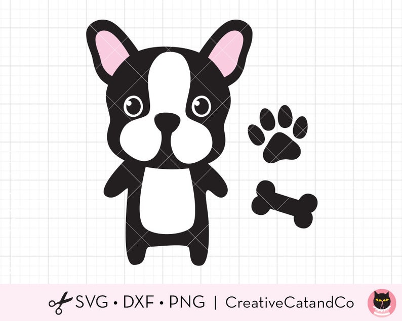 Download French Bulldog Boston Terrier Dog SVG Files for Cricut or ...