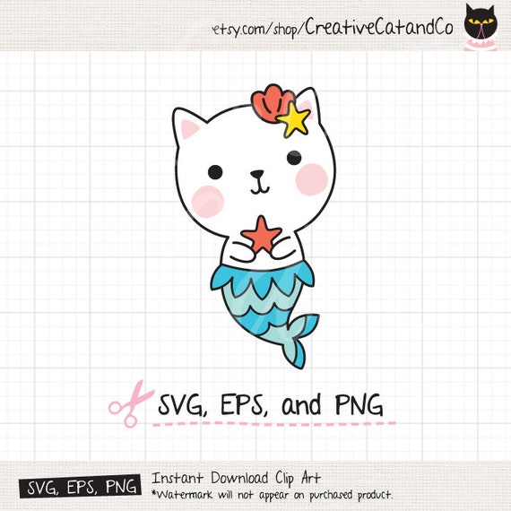 Free Free 76 Mermaid Cat Svg SVG PNG EPS DXF File