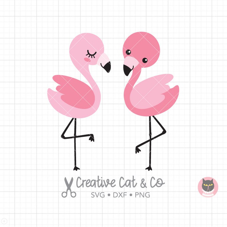 Download Baby Flamingo SVG DXF Cute Flamingo Couple Summer svg dxf ...