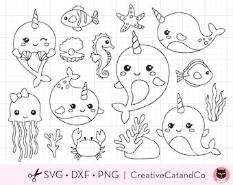 440 Cute Narwhal Coloring Pages  Best HD