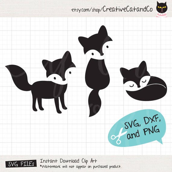 Download Fox Silhouette SVG Cut File SVG Files for Cricut or ...