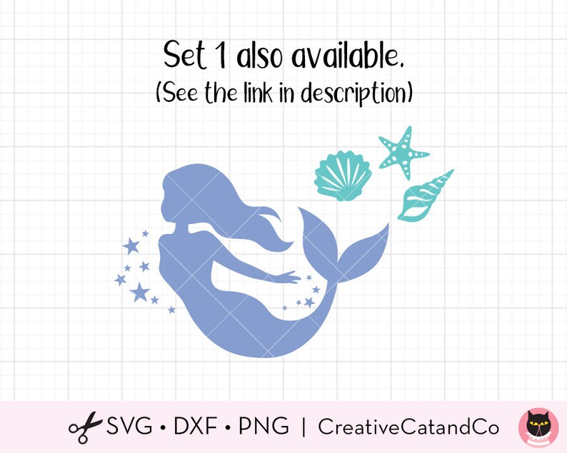 Download Mermaid Silhouette SVG DXF Mermaid Tail svg files for ...
