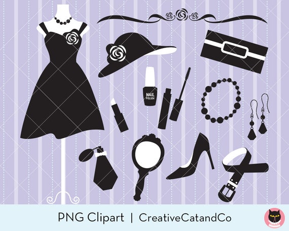 Women Dress Silhouette Clip Art