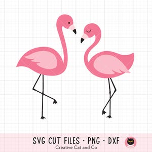 Flamingo SVG PNG Cut Files for Cricut or Silhouette Cute Flamingo Svg Dxf Cut File Clipart Clip Art