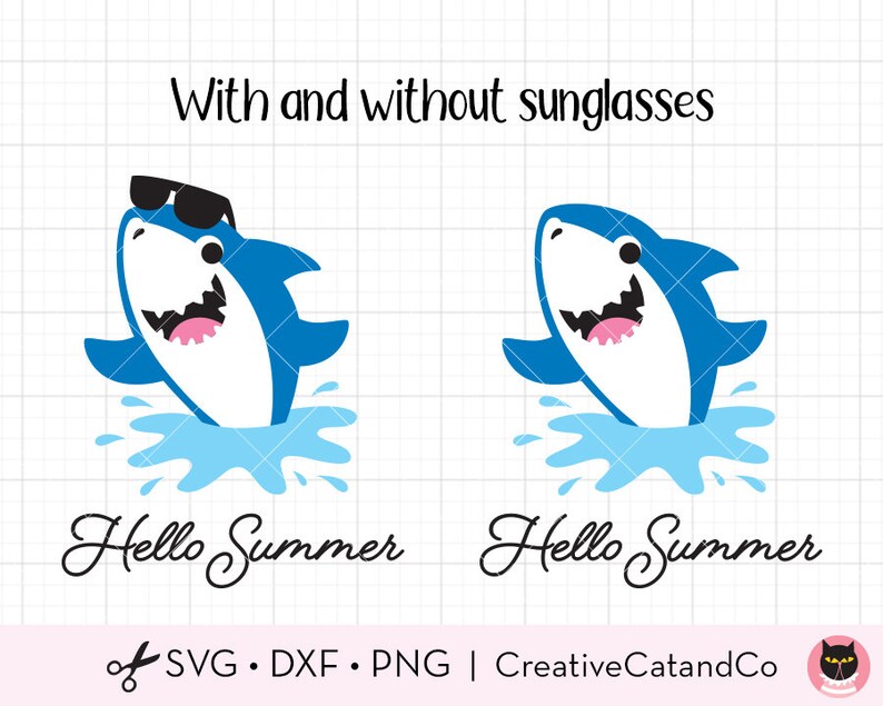 Free Free 129 Shark With Glasses Svg SVG PNG EPS DXF File