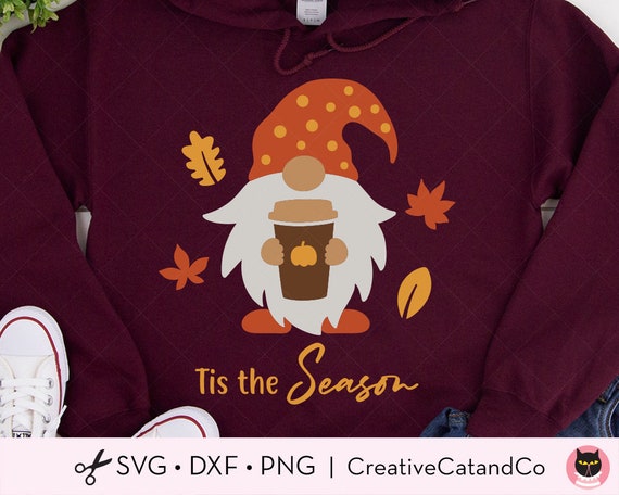 Download Fall Gnome Svg With Pumpkin Spice Latte Cute Coffee Lover Etsy PSD Mockup Templates