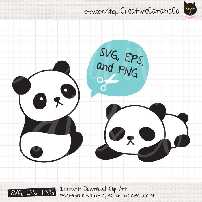 Download Cuttable Baby Panda SVG Cute Sleeping Lazy Panda SVG file ...