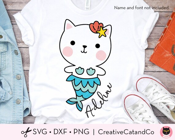 Free Free 99 Mermaid Cat Svg SVG PNG EPS DXF File