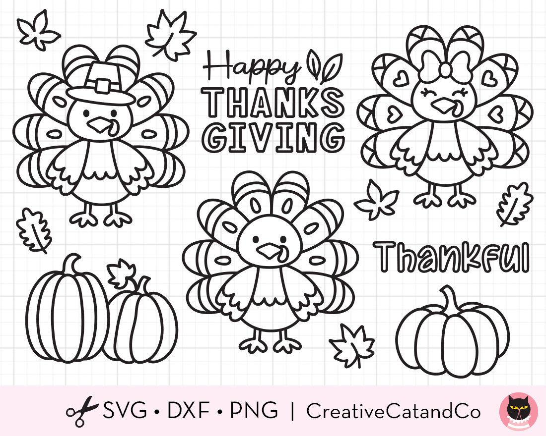 Turkey Body Parts Clipart Outline printable-turkey-template-for-kids