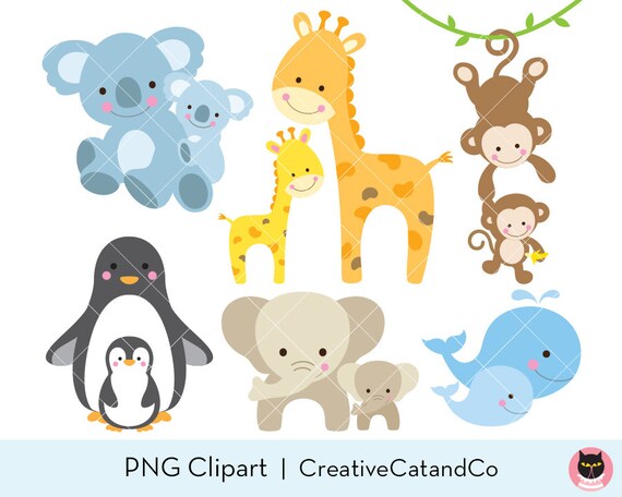 Mothers Day Animal Clipart Mom And Baby Animal Giraffe Monkey Etsy Mothers Day Animal Clipart Mom And Baby Animal Giraffe Monkey Etsy
