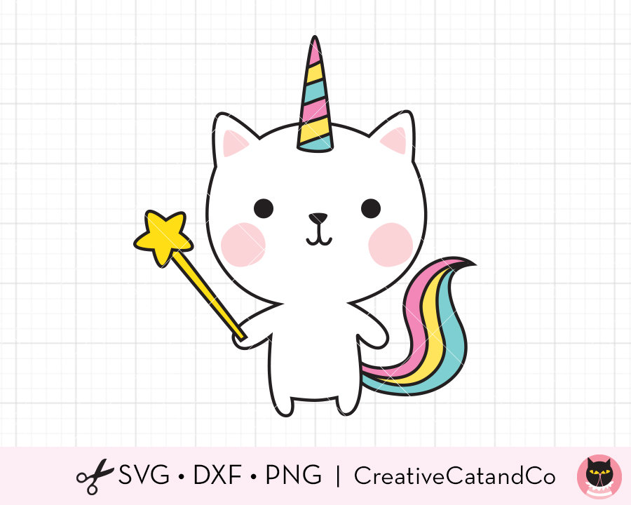 Free Free Unicorn Kitty Svg 375 SVG PNG EPS DXF File