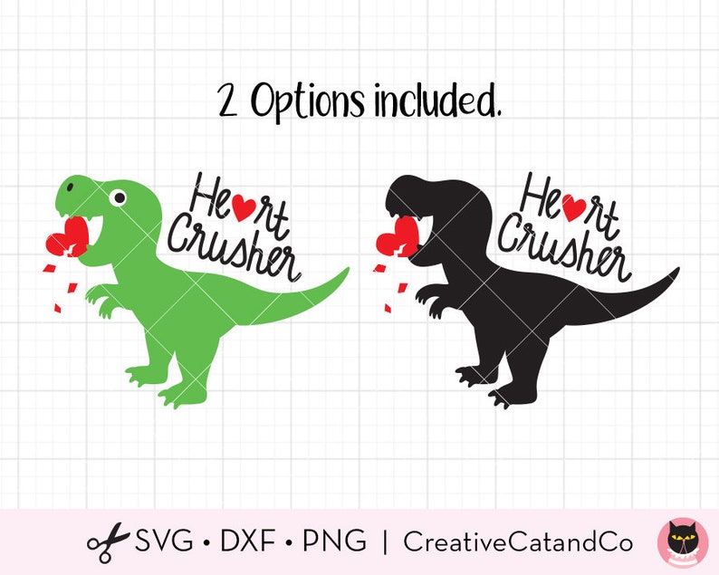 Download Valentine Dinosaur SVG DXF Boy Valentine Shirt Heart ...