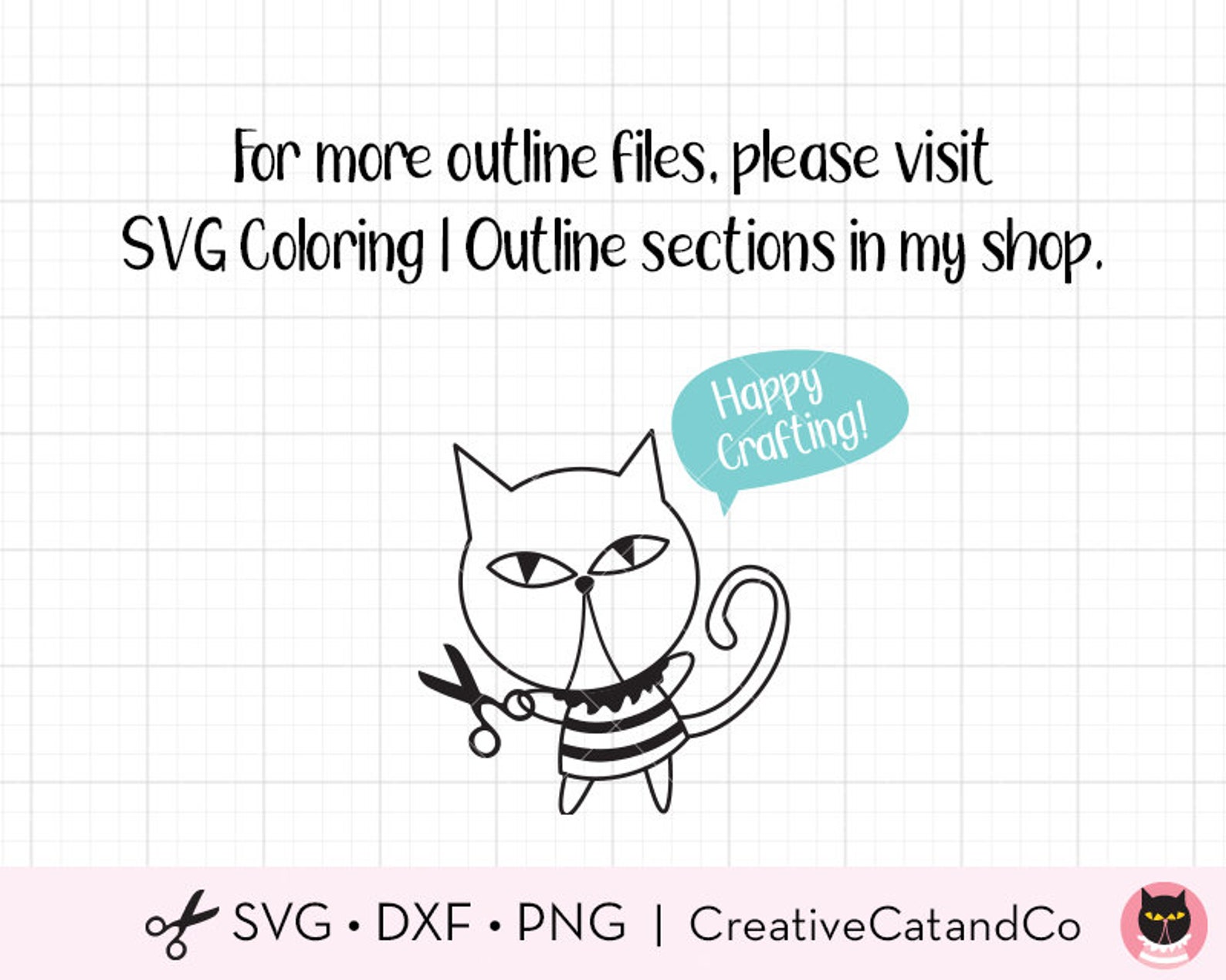 Outline Mermaid SVG DXF Cute Mermaid Coloring Svg Clipart ...