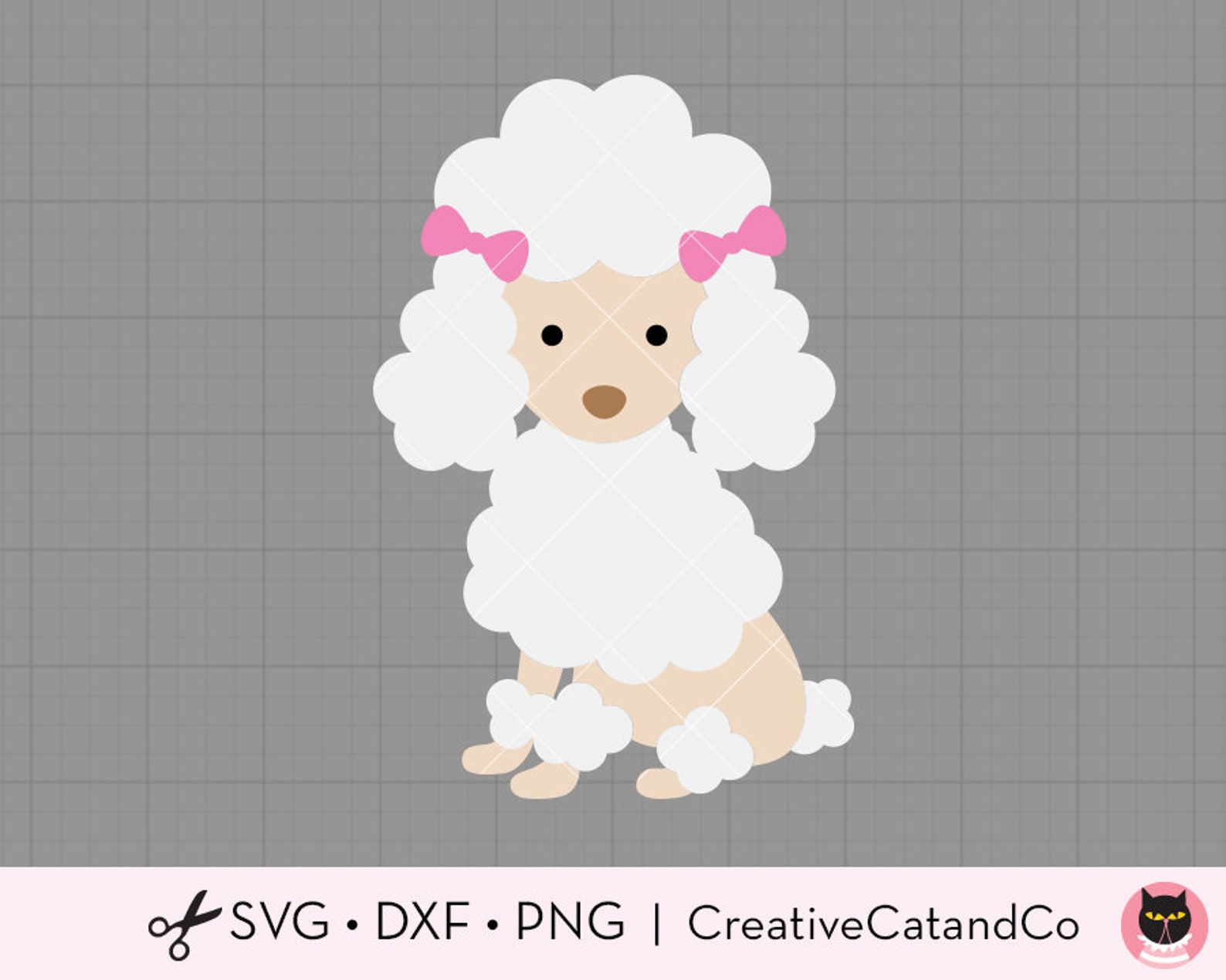 Poodle SVG Files for Cricut or Silhouette Cute Poodle Dog SVG | Etsy