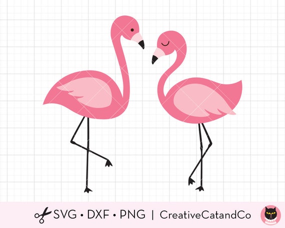 Download Flamingo Svg Files For Cricut Or Silhouette Cute Flamingo Svg Etsy