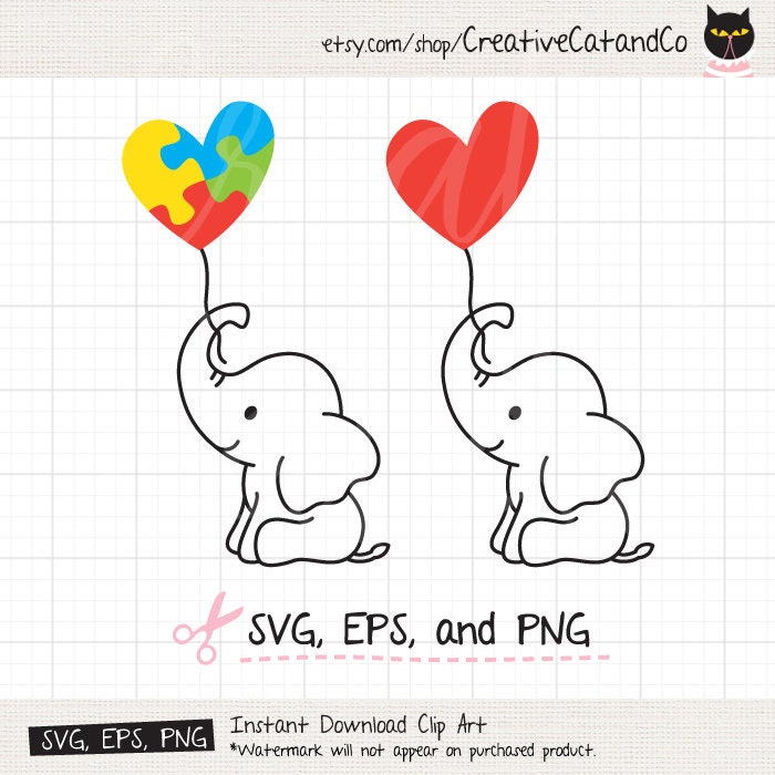 Free Free 268 Elephant Autism Svg SVG PNG EPS DXF File