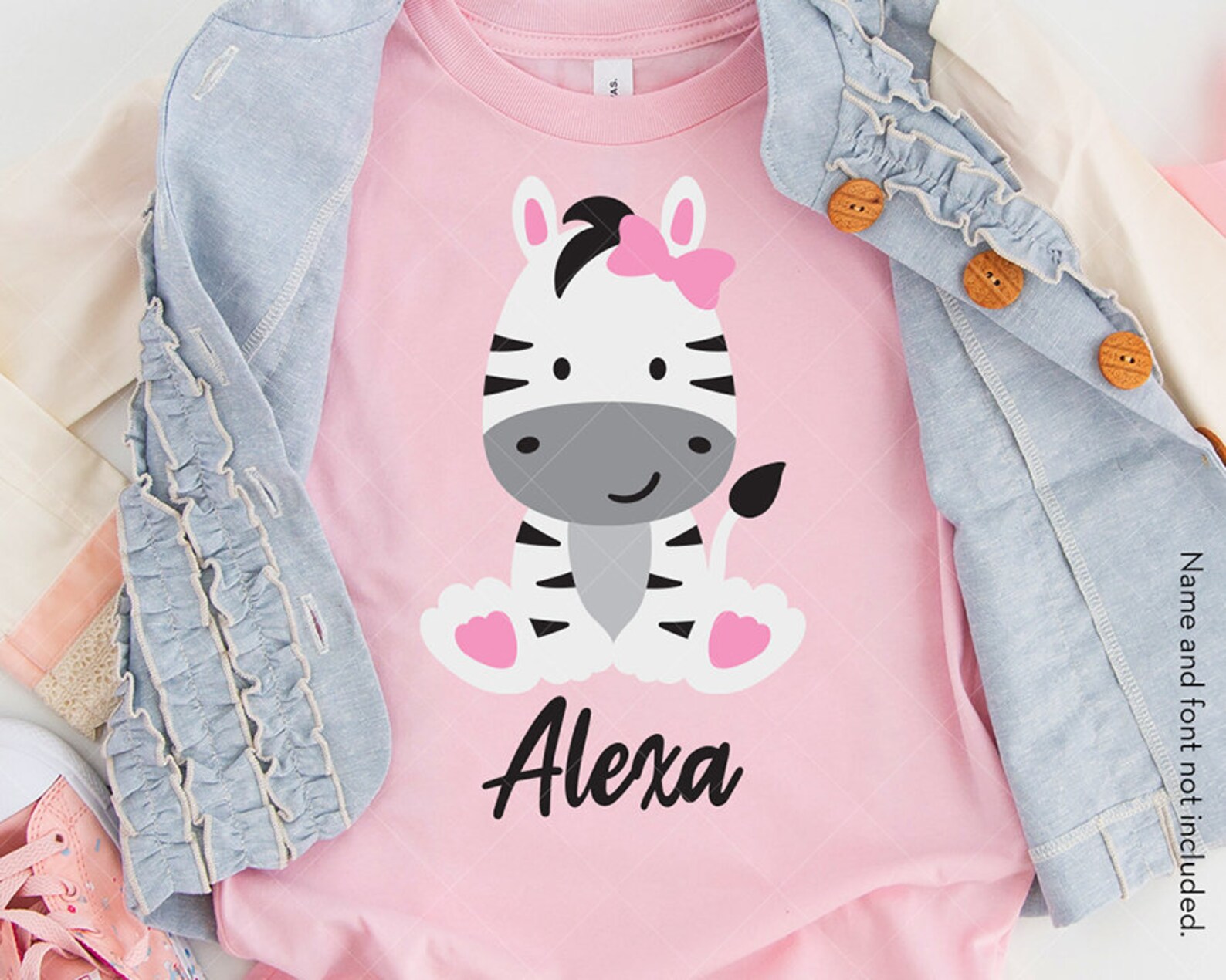 Zebra SVG Cute Boy and Girl Zebra With Bow Brother Sister Etsy