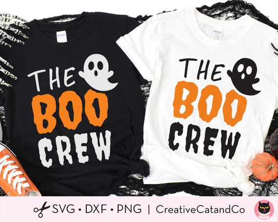 The Boo Crew Svg, Teacher Halloween Svg, Halloween Shirt Design, Svg, Dxf, Png, Cut Files, Cricut, Silhouette