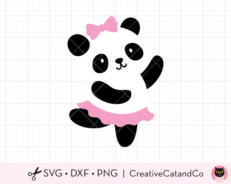Download Girl Panda Ballerina Ballet Dancer Cute Baby Panda Svg Dxf Png Clipart Cut Files For Cricut Dancing Panda Svg Panda With Tutu Svg Digital Art Collectibles Mtacademy Co Il