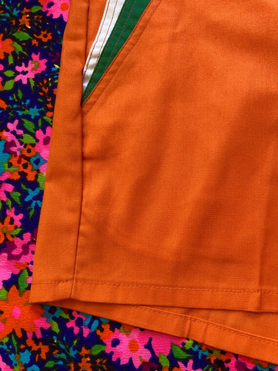 DEADSTOCK Vintage 70s Robert Bruce Orange Rainbow… - image 4