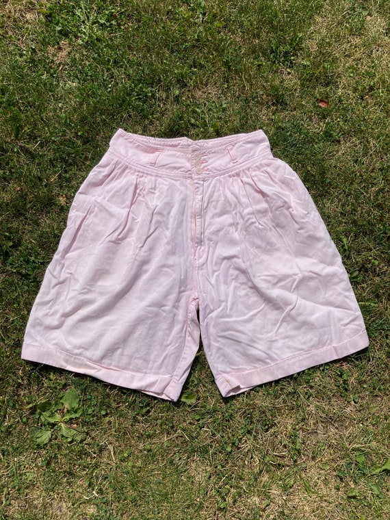 Vintage 80s Pink Cotton Jordache Shorts / Vintage 