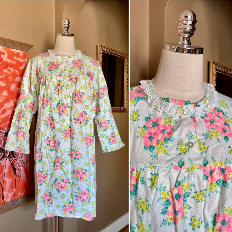 60s Nightgown - Etsy