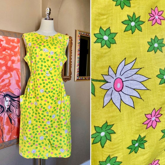 60s flower dress cheap