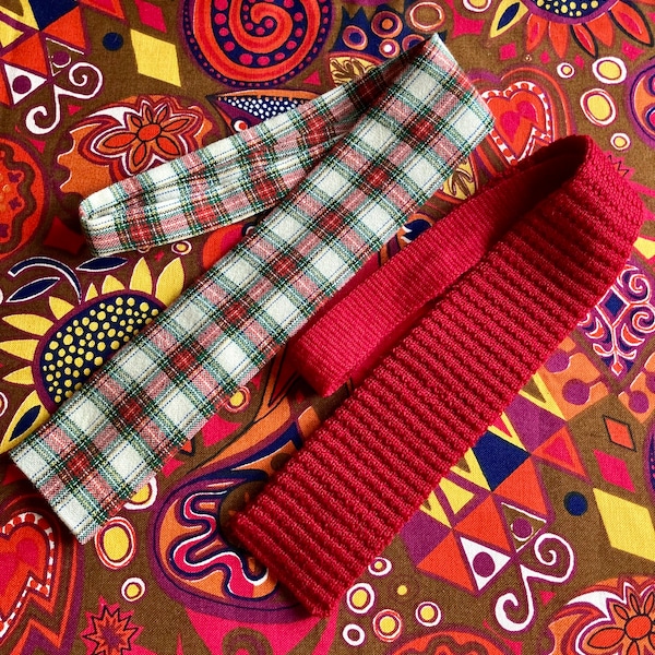 wool square tie