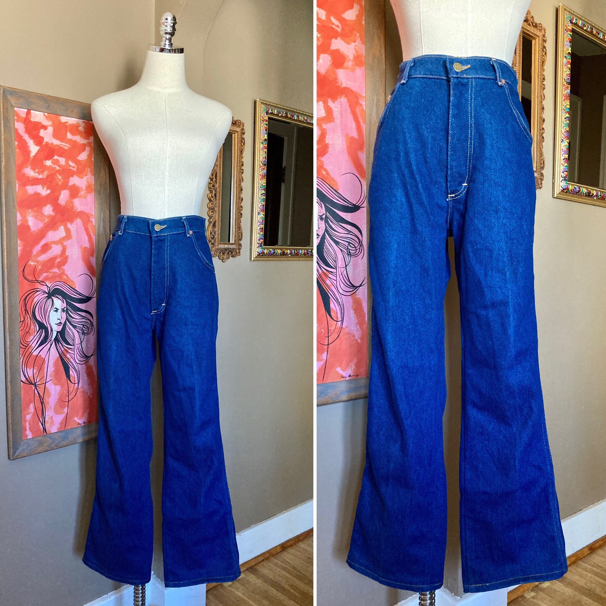 Vintage 1970's/1980's Lee Denim Carpenter Jeans – La Lovely Vintage