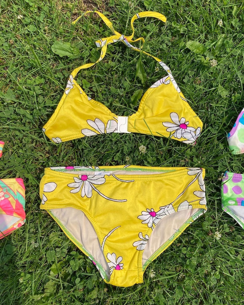 PICK ONE / Vintage 70s Retro Kids Bathing Suit / Vintage 70s - Etsy
