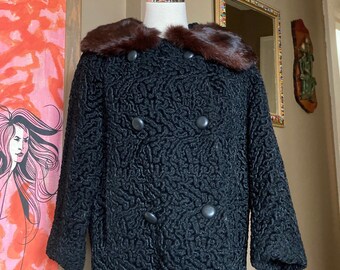 lambswool coat vintage