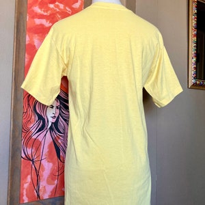 Vintage 70s Yellow Royal Caribbean T-shirt / Vintage 70s Yellow Single Stitch Shirt / 70s Royal Caribbean Shirt image 6