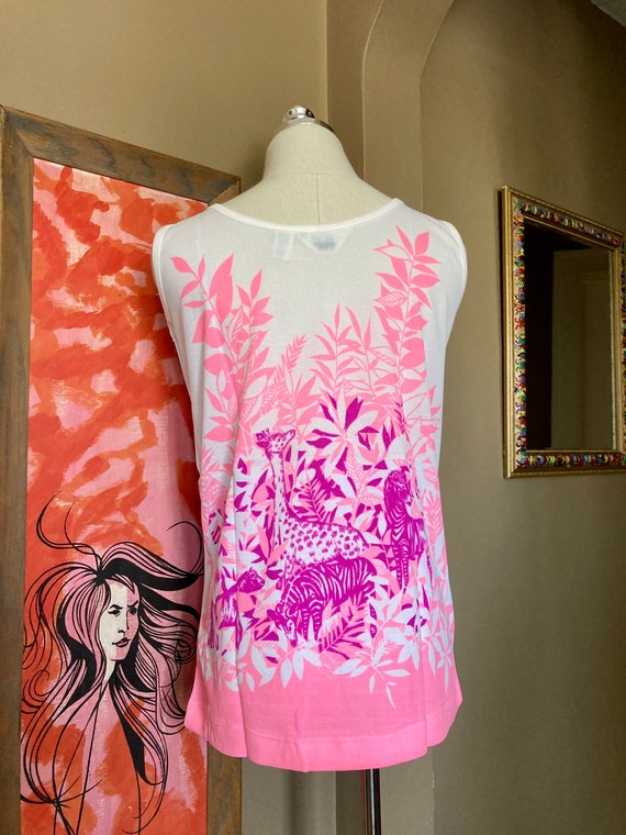 DEADSTOCK Vintage 70s Pink & Blue Dayglo Novety T… - image 6