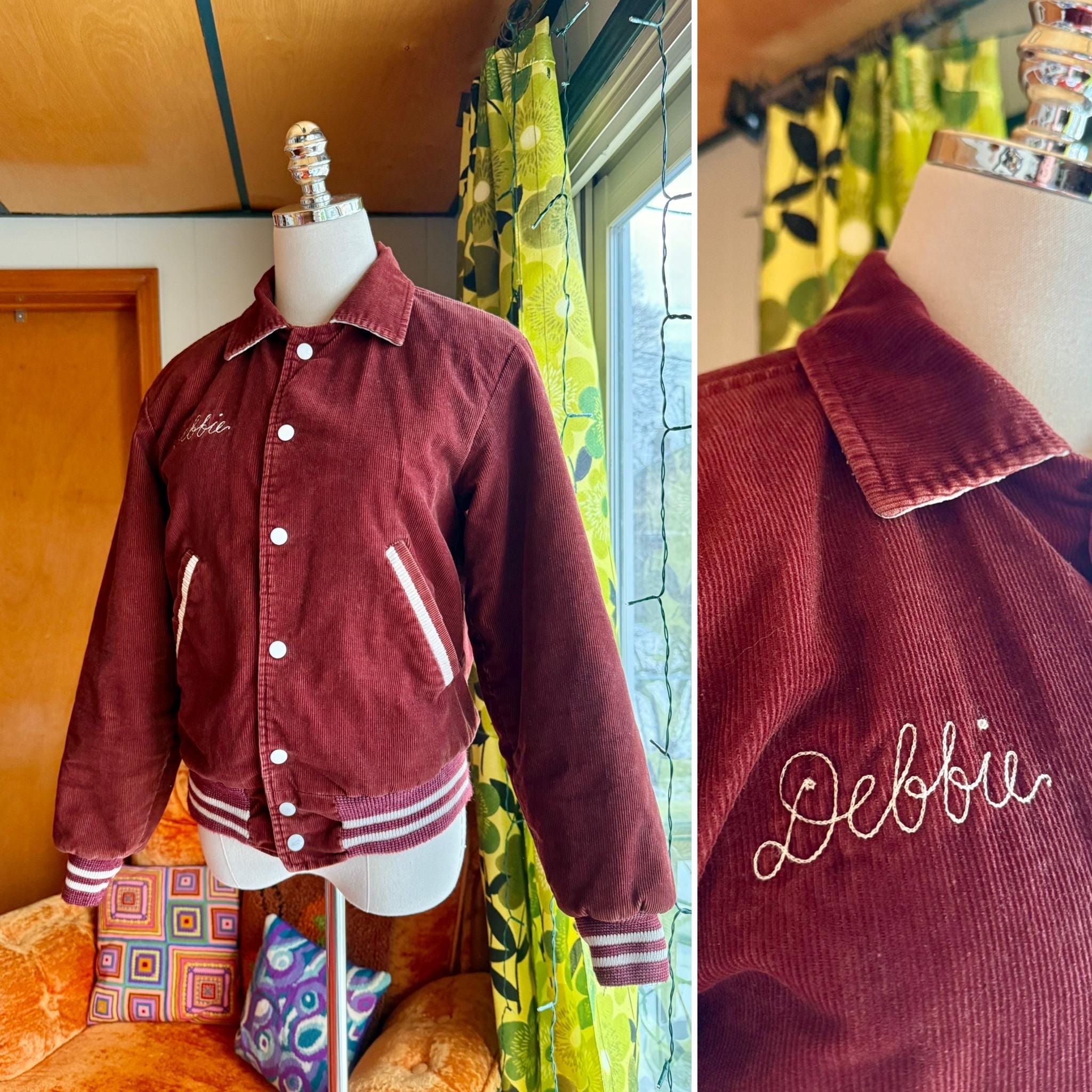 1950s Corduroy Varsity Jacket - Etsy 1950s Corduroy Varsity Jacket - Etsy