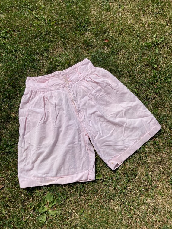 Vintage 80s Pink Cotton Jordache Shorts / Vintage… - image 7