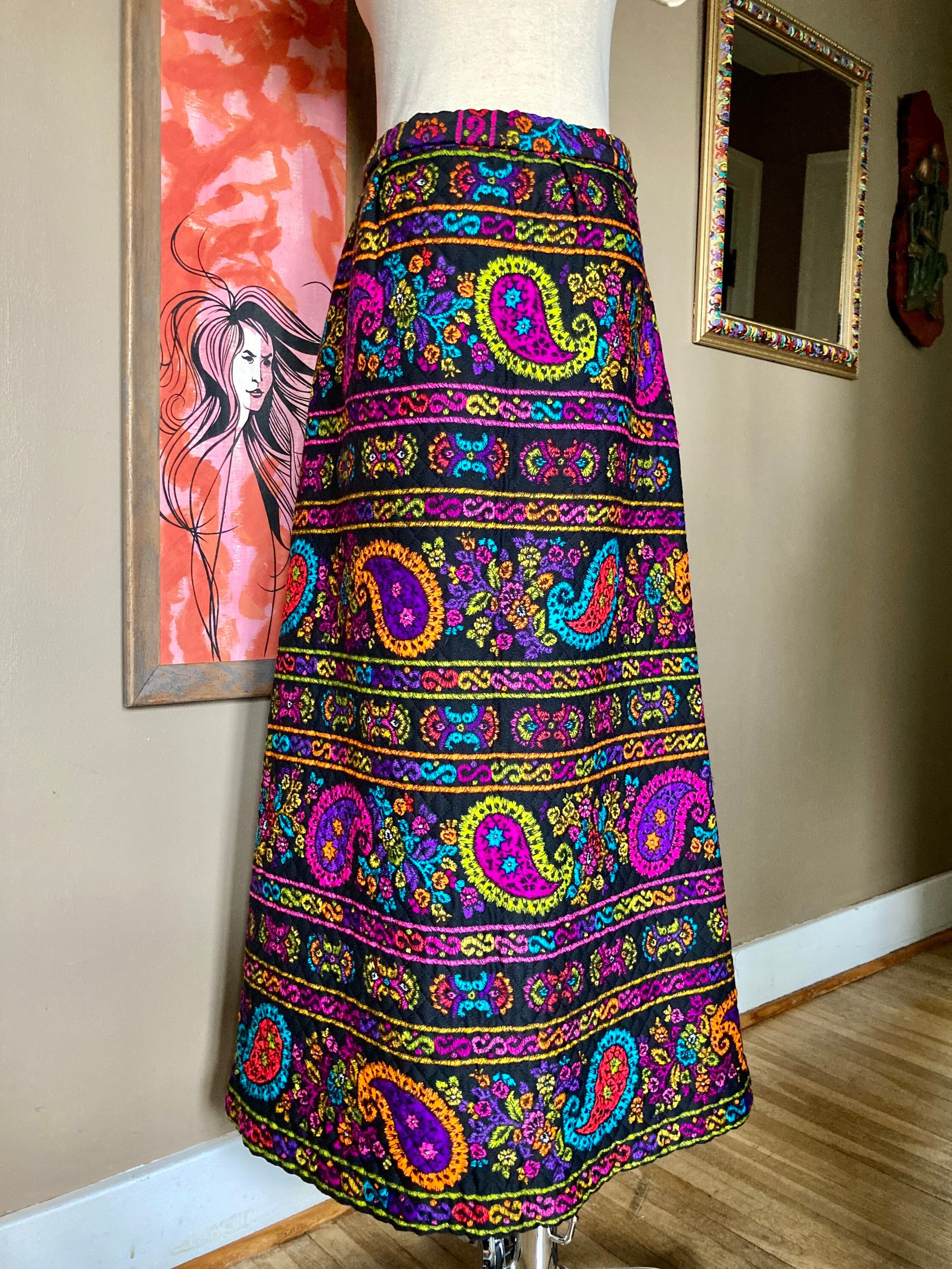 60s maxi skirt