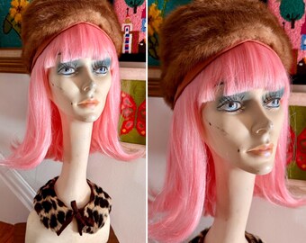1960s Vintage Tourmaline Blond Mink Fur Hat by Jindo - Etsy