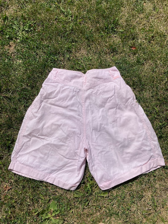 Vintage 80s Pink Cotton Jordache Shorts / Vintage… - image 8