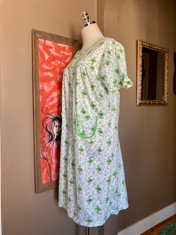 Vintage 80/90s Cottagecore Floral Nightgown / Vin… - image 7