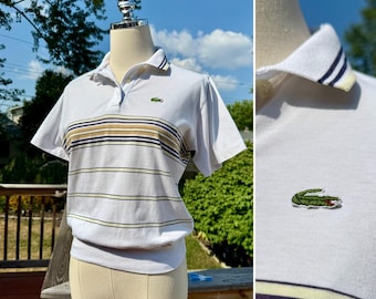 トップス 80s LACOSTE Polo Shirts Made in France LACOSTE 80's Retro Polo Shirt – Vintage Something