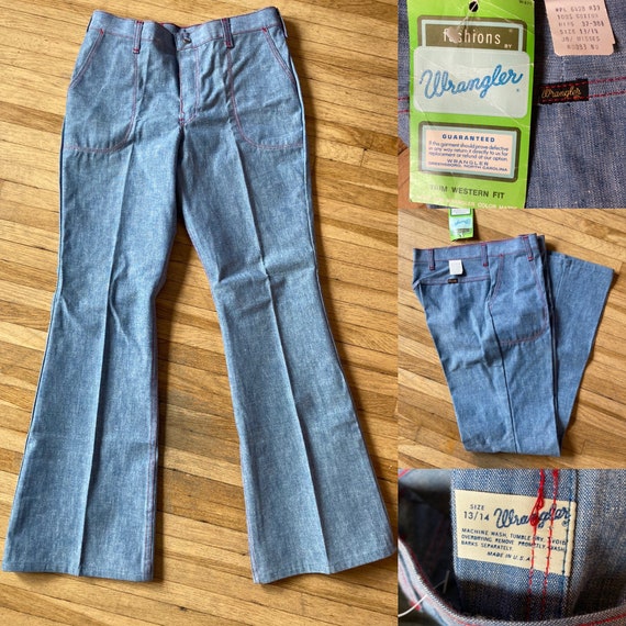 Vintage DEADSTOCK 1970s Wranglers / 70s Wrangler B