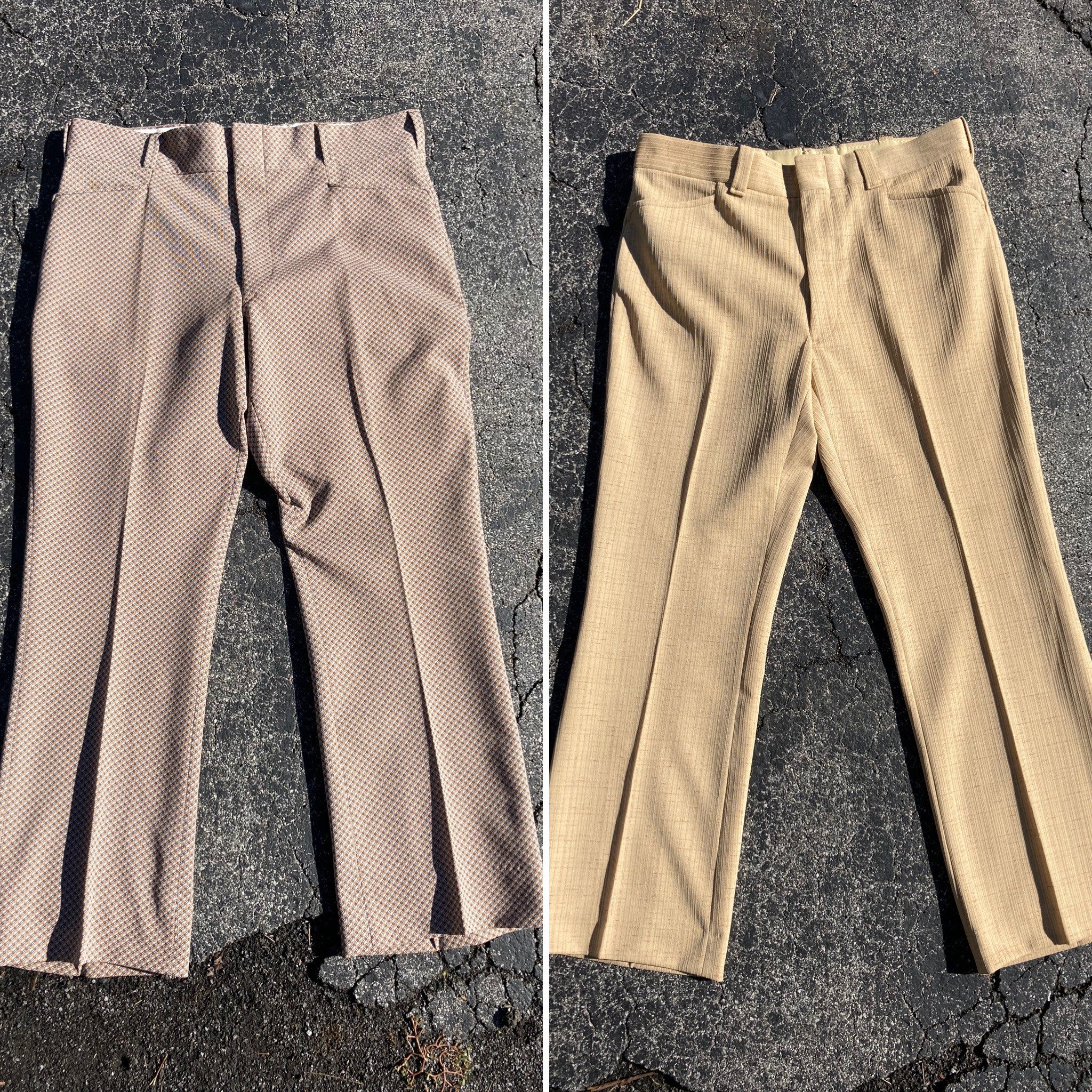 YOU PICK / Vintage 70s Men's Pants / Vintage 70s Polyester YOU PICK / Vintage 70s Men's Pants / Vintage 70s Polyester