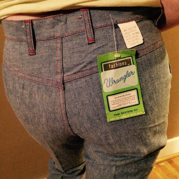 Vintage DEADSTOCK 1970s Wrangler Jeans / 70s Wrang