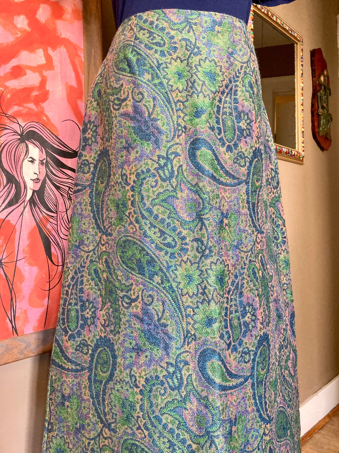 60s maxi skirt