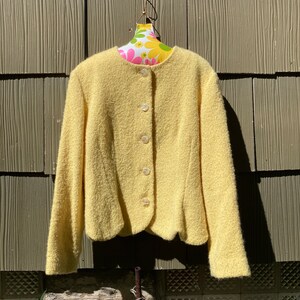 Yellow Boucle Suit 