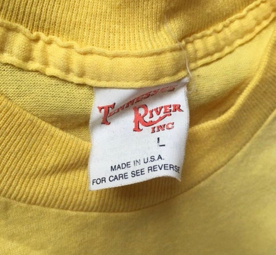Vintage 70s Yellow Royal Caribbean T-shirt / Vint… - image 4