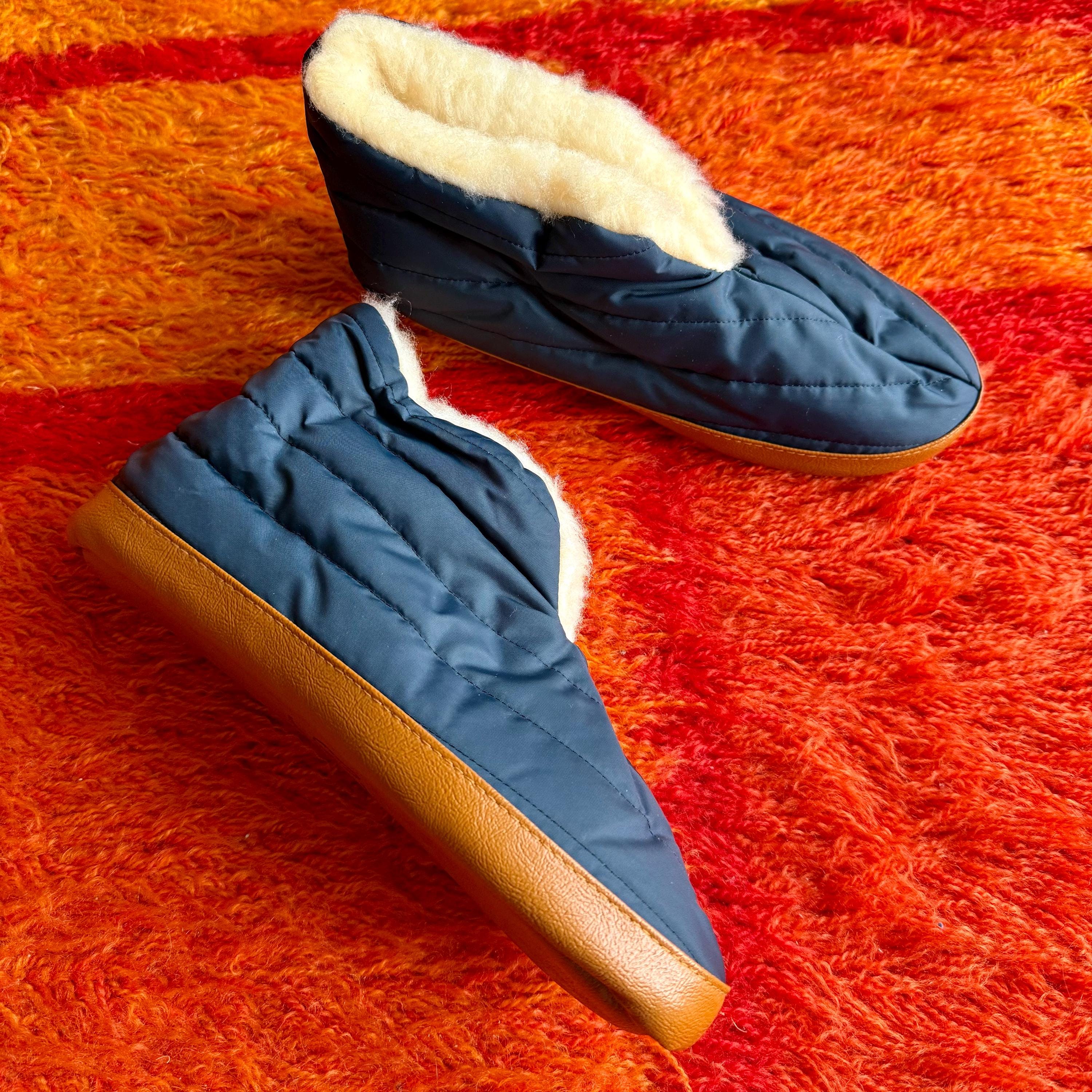 70s 80s Blue Slipper - Etsy display picture 1