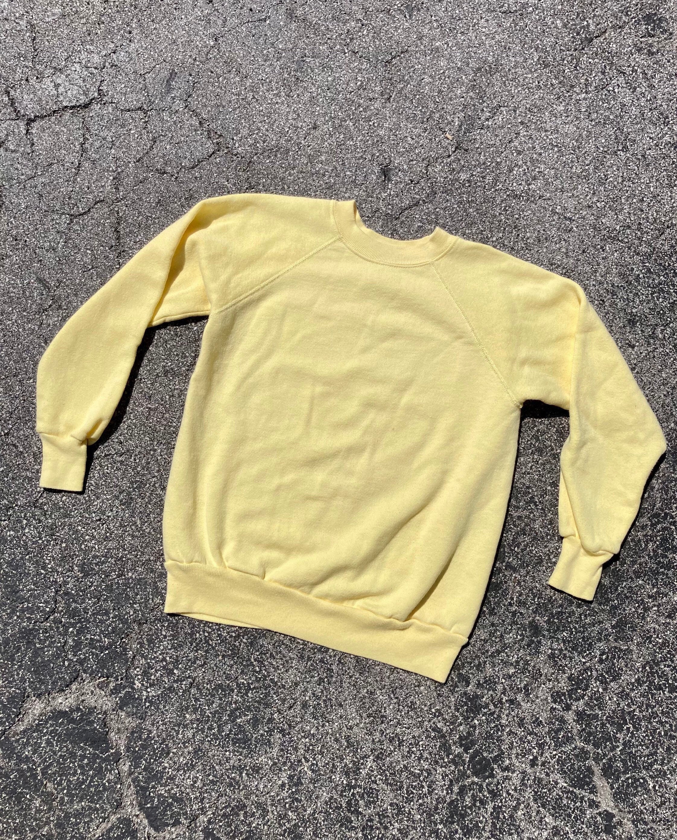Yellow Crewneck - Etsy